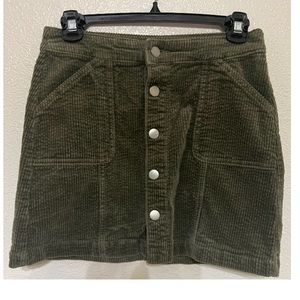 Olive green Corduroy Wild Fable skirt EUC